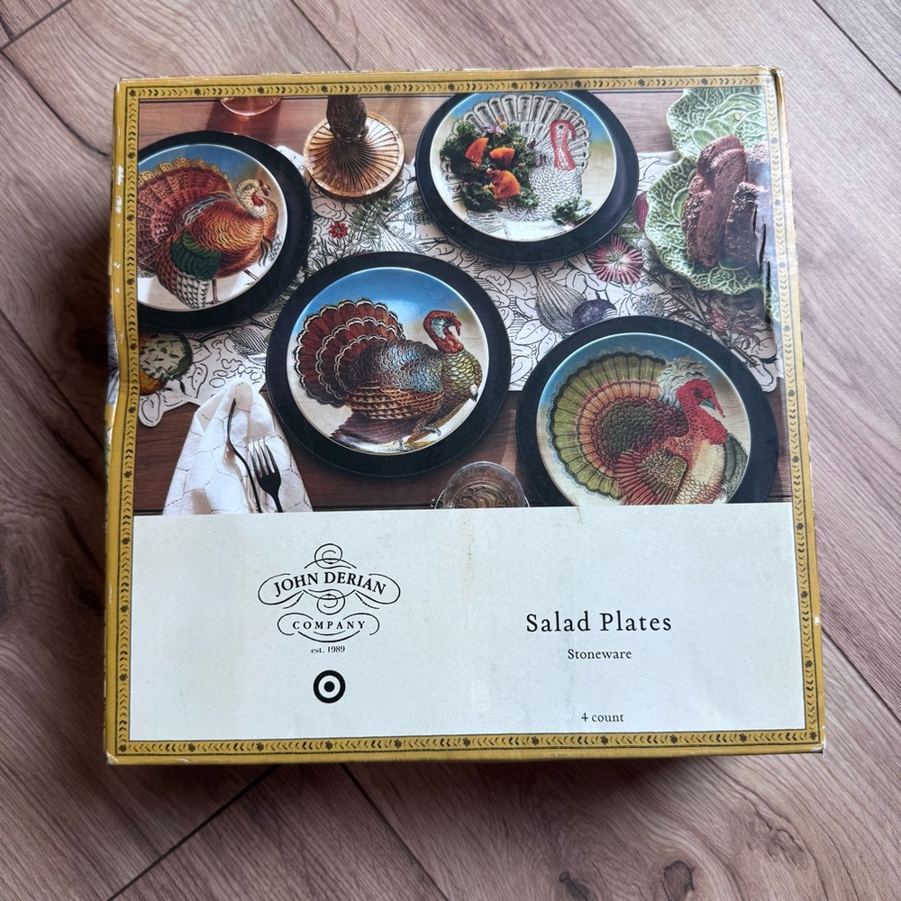 John Derian x Target Turkey Salad Plates Set